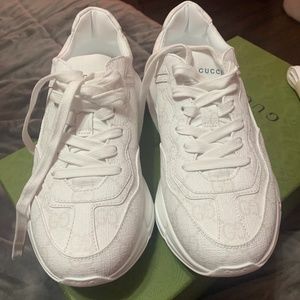 - Gucci Womens Exclusive GG Rhyton Sneaker